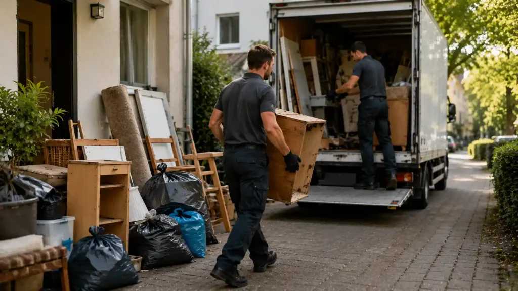 Entrümpelung in Reinbek mit Möbelabtransport und fachgerechter Entsorgung durch Elbeinrichtung